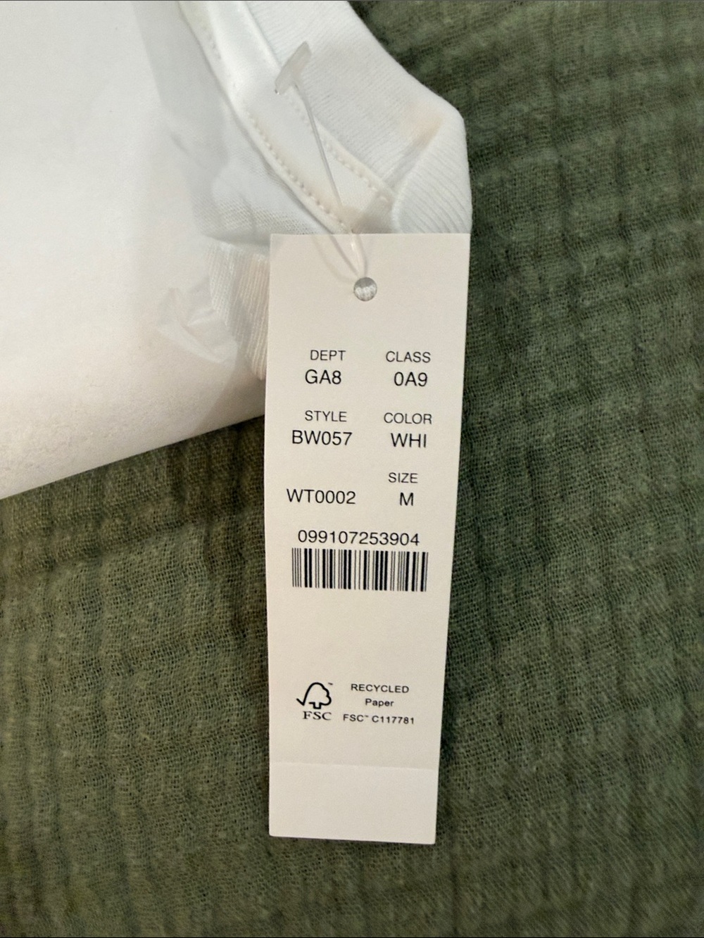 Women’s J. Crew Premium Jersey Long-Sleeve Crewneck Shirt in White - Picture 6 of 6